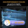 120mm ARGB Fans 4PIN PWM Computer Case Cooler Up to