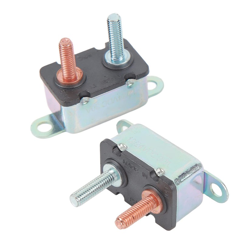 Auto Reset Circuit Breaker Aluminum Alloy Stud Bolt 12V 24V