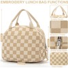Lunch Bags for Women, Cute Stawberry Corduroy Lunch Bag, Insulated