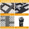 Scaffolding Work Platform, 29.9" to 47.2" Height Adjustable Work Platform,