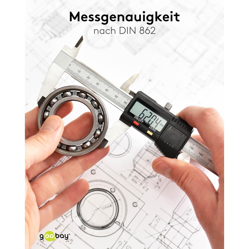 Fixpoint WZ SL 150 D Caliper Rule Digital Black