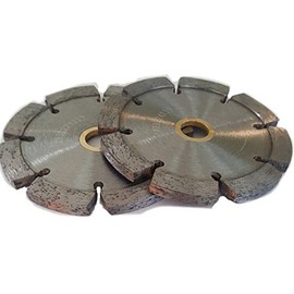 2 Pack 4.5" Pro Grade Diamond Tuckpointing | Grinding Blade .250" Thick 10mm Segment Height