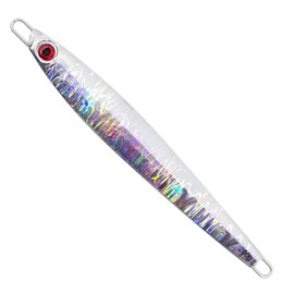 A ZON 200g 6.3 inches (16 cm) Jigging, Metal Jig, Asymmetric, Slightly More Than Front, No Hooks, Bulk (7.1 oz (200 g), Silver