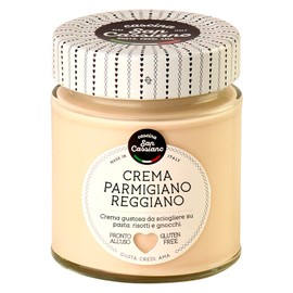 Cascina San Cassiano Crema Parmigiano Reggiano D.O.P Condimento Senza Glutine per Primi e Secondi Piatti - Vasetto da 150g