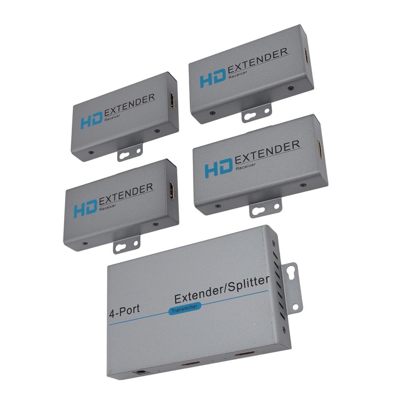 HD Multimedia Interface Extender Splitter 1x4 1080P 60Hz Extending 164ft