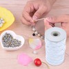 Zealor Stretchy Bracelet String 1 Roll 2mm Elastic Cord Sturdy