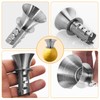 18/8 Stainless Steel Manual Lemon Juicer Squeezer, Easy Squeeze Small