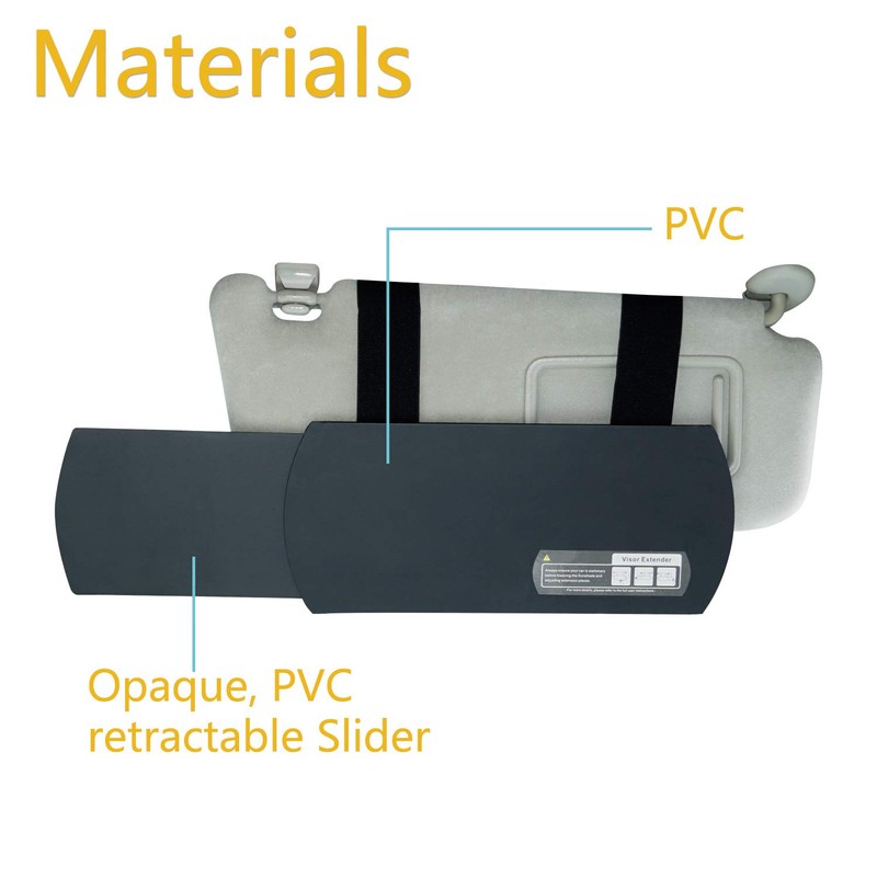 Car Visor Extender, FULLONG Car Visor Sunshade Extender for Front