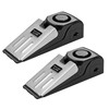 Door Stop Alarm 2 Pack, 120 dB Door Stopper Wedge