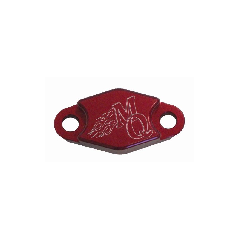 Modquad Park Brake Blockoff Plate Red ATV Universal