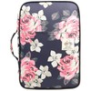 JAKAGO A4 Document Case,Multi-Pocket Document Holder,A4 Zip Portfolio,Professional Document Folder