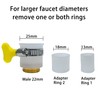 3 Pcs Universal Faucet Adapter, Kitchen Sink Hose Adapter Faucet