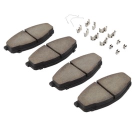 QUALITY-BUILT Premium Ceramic Front Brake Pads (1001-0207C) Compatible with Toyota Cressida 1981-1988, Toyota Pickup 1984-1995