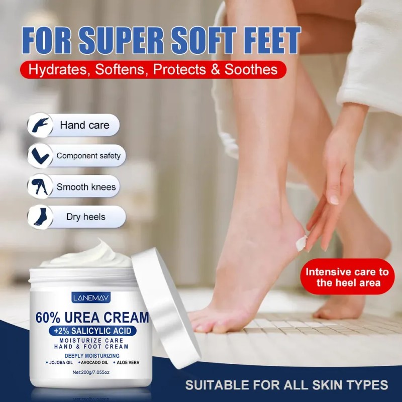 Crema Gensoming Urea 60% Con Ácido Salicílico Para Pies Aloe