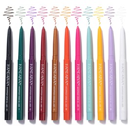 Sparfar 20 Colors Eyeliner Pen Eyeshadow Pencil Pearl Eyeliner Kit Metallic Eyeliner Pencil Glitter Eyeliner for Women Eye & Lip Liner Professional Waterproof 0.2g-10#