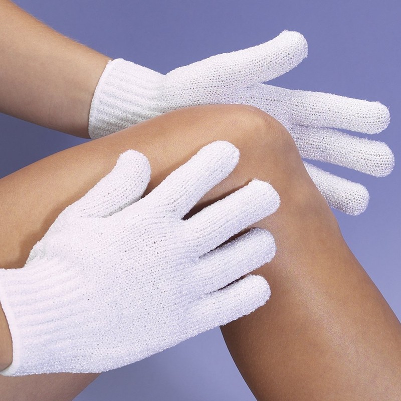 ForPro Professional Collection Premium Exfoliating Gloves for Cosmetic Application and