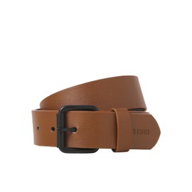 JACK & JONES Men's Jacivan Synthetic Belt, Cognac, 80 cm