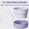 Purple 3 in 1 Makeup Brush Cleaning