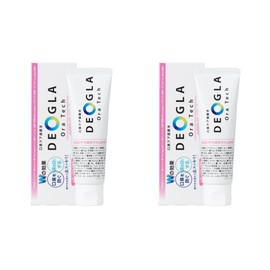 DEOGLA Ora Tech Fluorine-Free Toothpaste (3.5 oz (100 g) x 2 Bottles), Halitosis Care, Whitening (Made in Japan, Lemongrass Flavor)