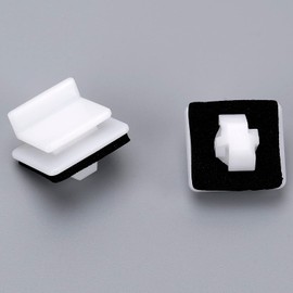 OAUTOO 20pcs Rocker Panel Moulding Retainer Upper Side Sill Garnish Clip 91514-SYP-003 for Honda Fit & Fit EV 2009-2014