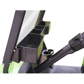 Huskey Golf Cart Baskets Front,One Piece Design Golf Cart Storage Baskets Compatible with Club Car Precedent G&E Golf Cart 2004 & Up Models, Sturdy and Larger Compartments.