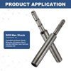 sourcing map SDS Max Ground Rod Driver 23/64" for 9/16"