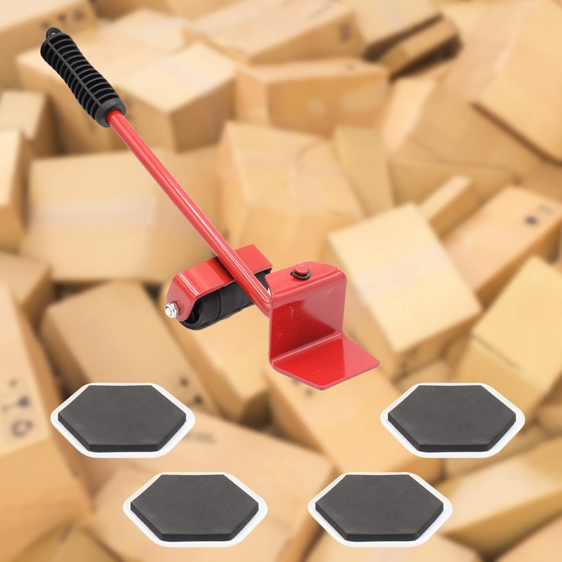 FISHTEC - Furniture Moving Kit - 1 Lever with Wheels