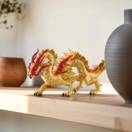 Schleich Gold Dragon Push Pull Toy 28.5Cm Schleich Eldrador Creatures Educational Fun