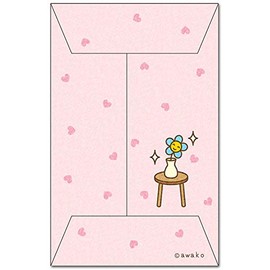 Funny Pochi Pouch, "Modest But", Multipurpose Celebration Bag, Pack of 5