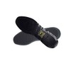 Sapphire Leather Insoles on Charcoal Black 46