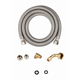 EFIELD 6 Ft Universal Dishwasher Installation Kit-Stainless Steel