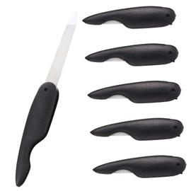 Beavorty 6pcs Manicure Nail Files Stainless Steel Nail Tools Double-Sided Buffing Block for Grooming