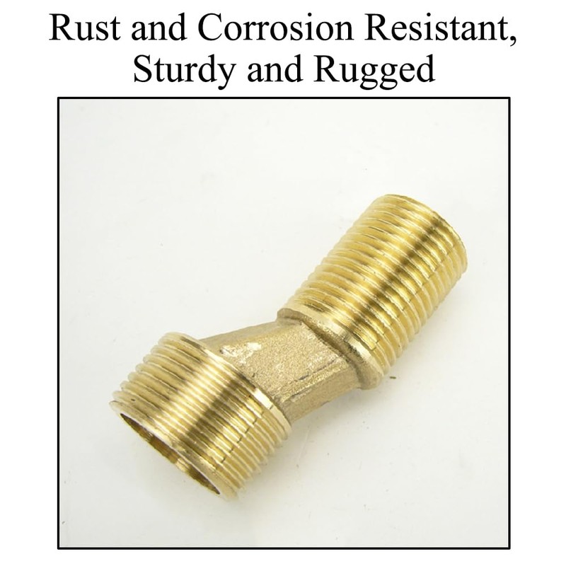 Brass Faucet Bathtub Adapter,Extension Bend Angle Kitchen Sink Adapter Shower