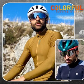 KAPVOE Baseball Glasses Polarized Cycling Glasses for Men Women Sports Sunglasses UV400 Protection for Running MTB Golf