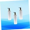 Beavorty 3pcs Refillable Pet Emulsion Bottle Press Pump Lightweight Leakproof