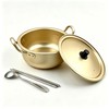 Korean Ramen Pot with Lid, Double Handle Ramen Cooking Pot