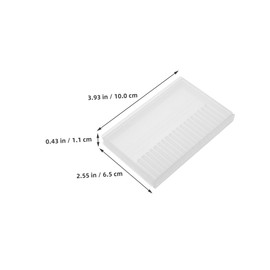 OATIPHO 4Pcs Nail Drill Bits Holder Organizer Portable Flip Cover Storage Box for Manicure Tools Compact and Lightweight Nail Bits Box for Professional Use and Travel