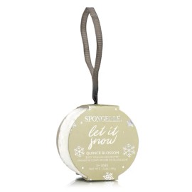 Spongelle NEW! FREE SHIPPING! Spongelle Merry Ornament Quince Blossom Body Wash Buffer