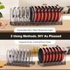 Housolution Pot and Pan Organizer Rack for Cabinet, Expandable Pot