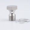 AC PERFORMANCE M14x1.5 Metric Stainless Steel 4 Holes Banjo Bolt
