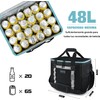 INSMEER Hielera Térmica Plegable para 65 latas Gran Capacidad Bolsa
