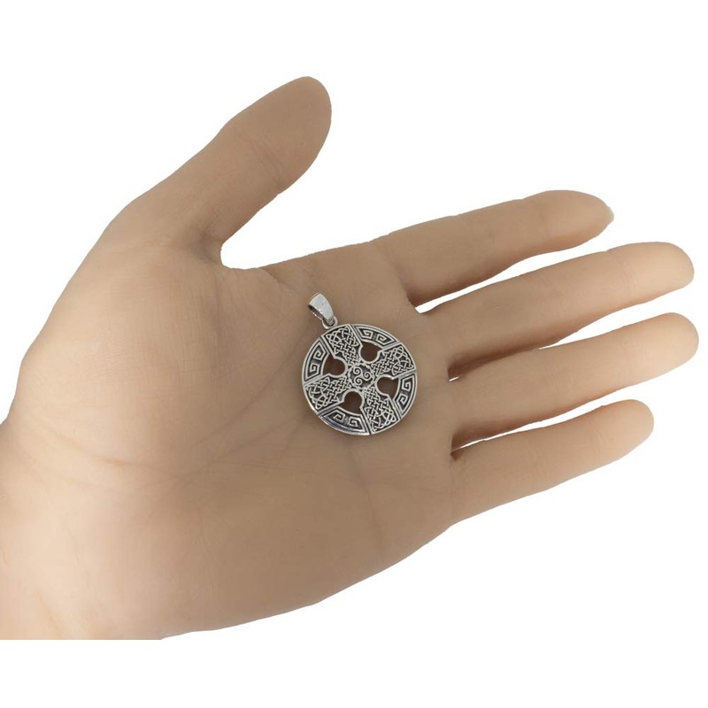 AFP AS-621 Celtic Cross Triskel Pendant 925 Sterling Silver, Sterling