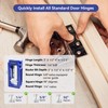 Door Hinge Jig, Door Hinge Mortiser for Router, Length 3”
