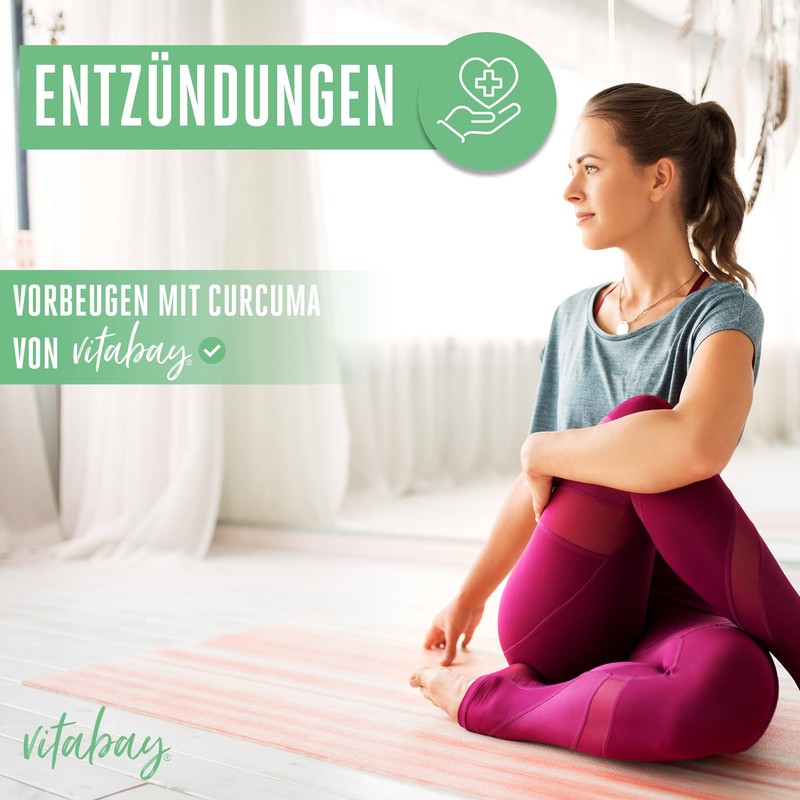 Curcumin BioPerin 500 mg Vegan, Curcuma C3 Complex, Curcuma longa