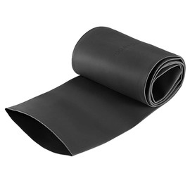 sourcing map Waterproof Heat Shrink Tubing, 60 mm Diameter, 98 mm, Flat Width, Shrink Ratio 2:1, Cable Protection Tube for Electrical Insulation, Hose, 1 m Length, PE Heat