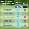 FINGER TEN Golf Club Covers for Irons Magnetic Value 11