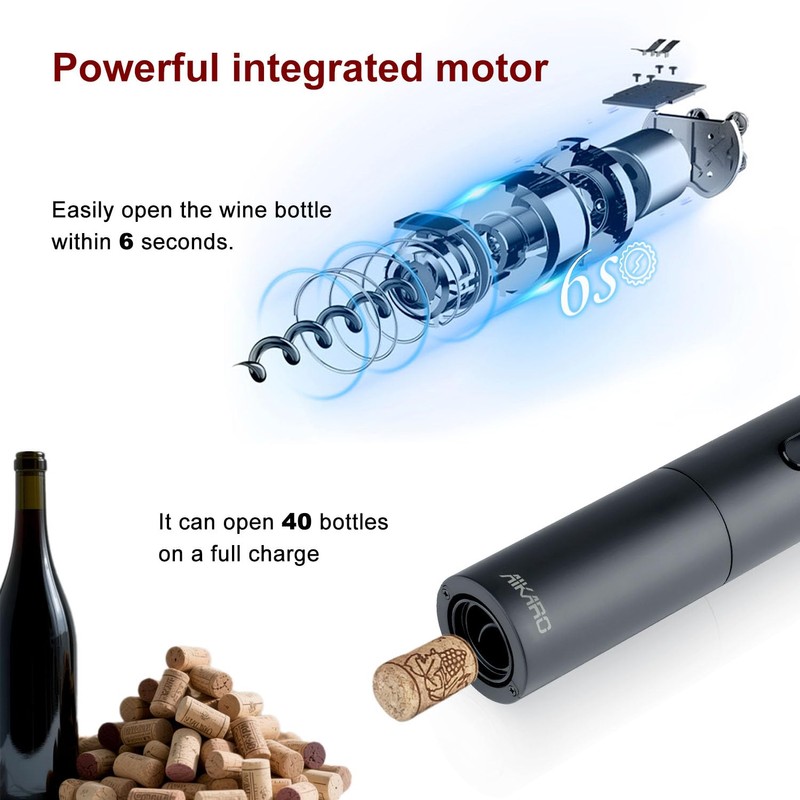 AIKARO - Elektrischer Weinschrauber