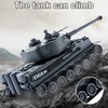 Bvrorere RC Tank, WW2 German Tiger Army Tank Toy, 2.4GHz