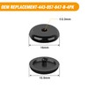 GOOACC 25Sets Universal Seat Belt Button Buckle Clip Stop Prevent