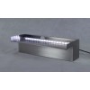 American Pond 12" Stainless Waterfall Spillway with White LED Light